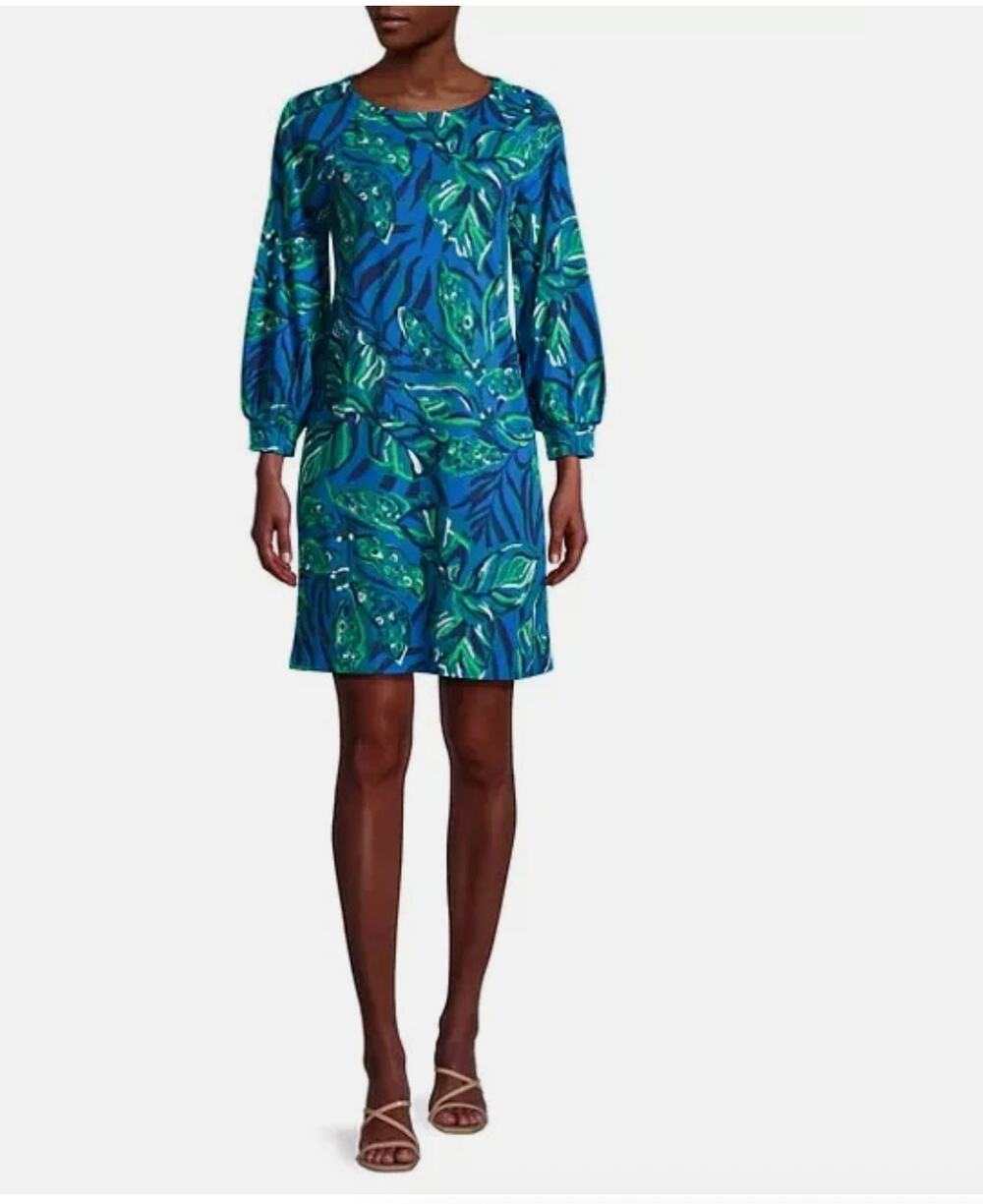 Lilly Pulitzer Elianna Dress XS NWOT Coconut Tree Stir It Up Palm Floral Coastal